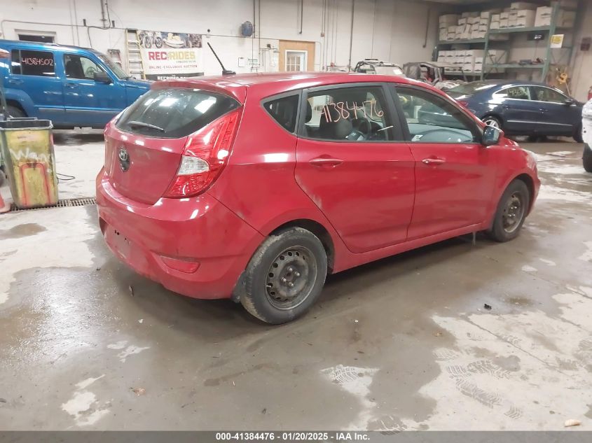 VIN KMHCT5AEXDU113394 2013 HYUNDAI ACCENT no.4