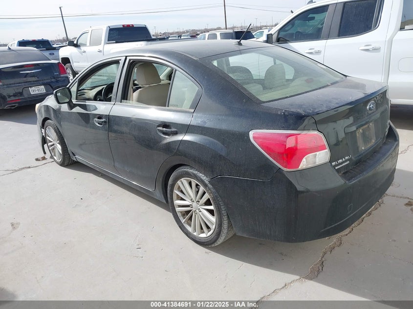 2012 SUBARU IMPREZA VIN: JF1GJAD6XCG030723