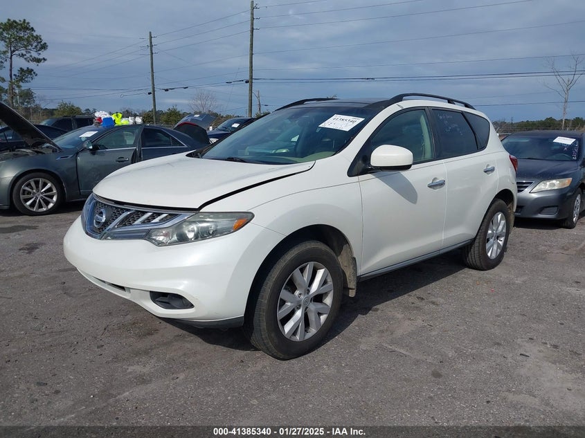 Vin: jn8az1muxcw103946, lot: 41875830, nissan murano sl 20122