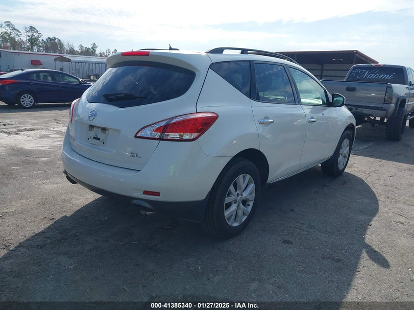 Vin: jn8az1muxcw103946, lot: 41875830, nissan murano sl 20124