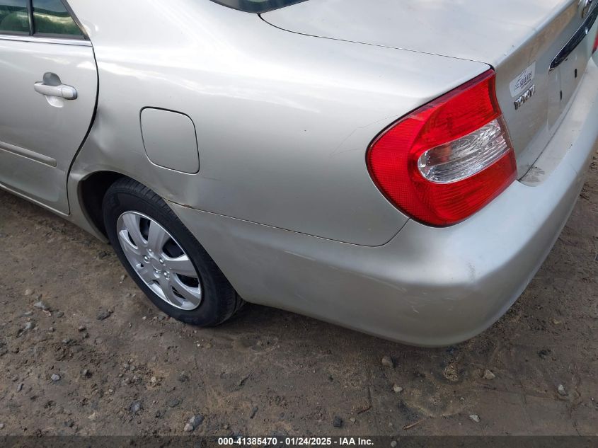 2003 Toyota Camry Le VIN: JTDBE32K830238449 Lot: 41385470