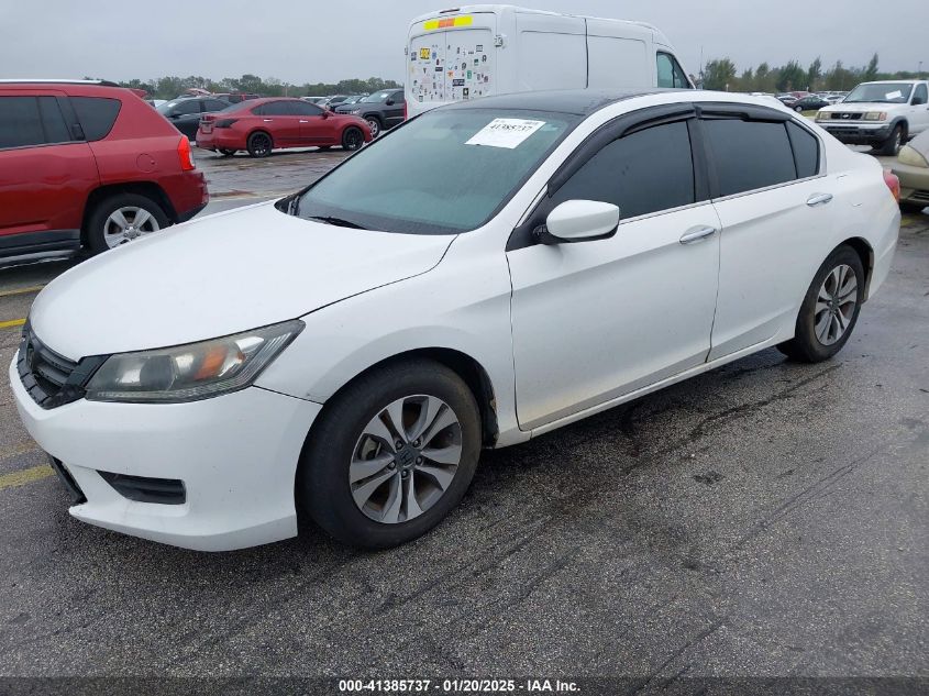 VIN 1HGCR2F36DA154164 2013 Honda Accord, LX no.2