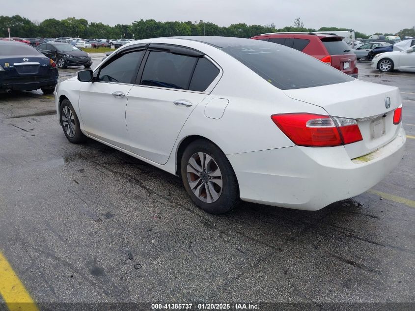 VIN 1HGCR2F36DA154164 2013 Honda Accord, LX no.3