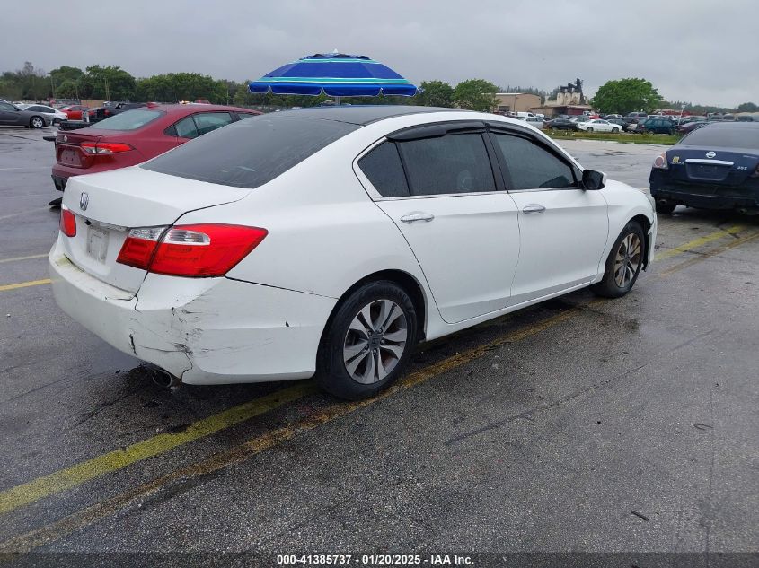 VIN 1HGCR2F36DA154164 2013 Honda Accord, LX no.4