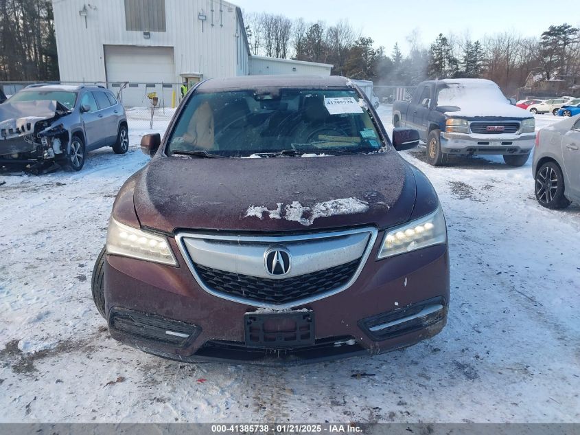 2016 Acura Mdx Technology Acurawatch Plus Packages/Technology Package VIN: 5FRYD4H42GB018919 Lot: 41385738