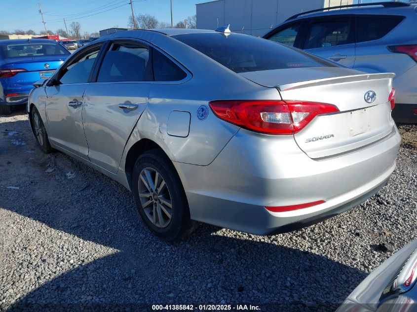 VIN 5NPE24AF1GH388864 2016 Hyundai Sonata, SE no.3