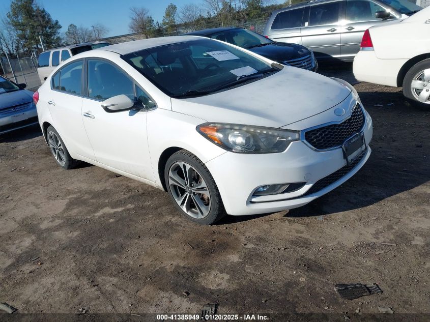 VIN KNAFX4A82E5094584 2014 KIA FORTE no.1