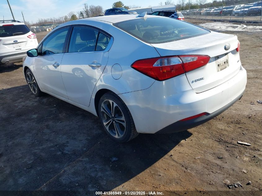 VIN KNAFX4A82E5094584 2014 KIA FORTE no.3