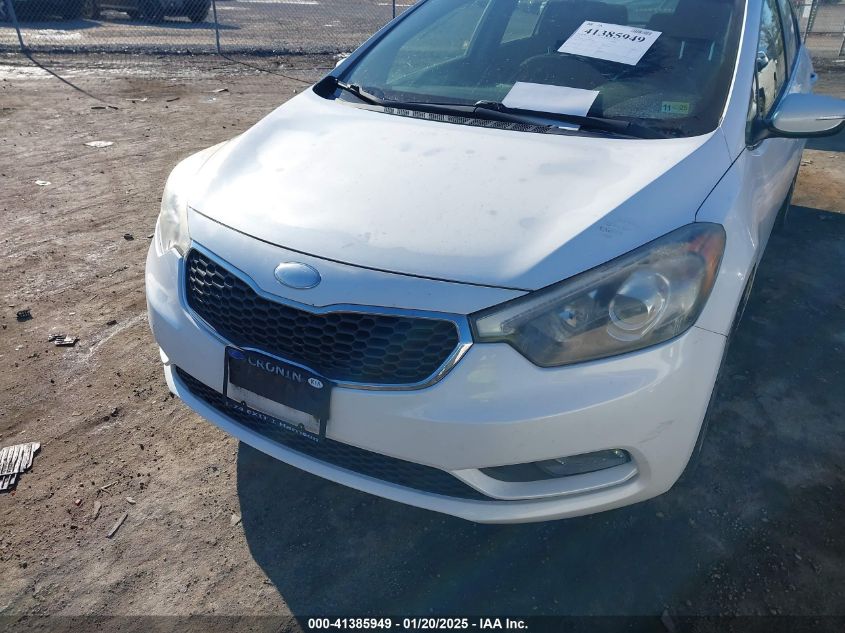 VIN KNAFX4A82E5094584 2014 KIA FORTE no.6