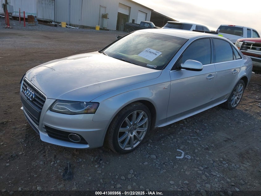 2012 AUDI A4 VIN: WAUEFAFL3CN020680