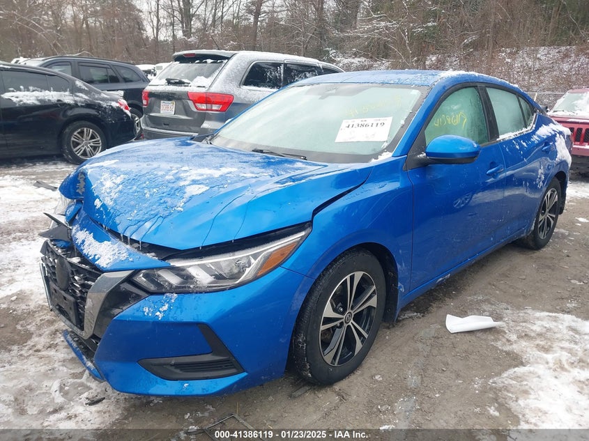 2022 NISSAN SENTRA VIN: 3N1AB8CV0NY206357