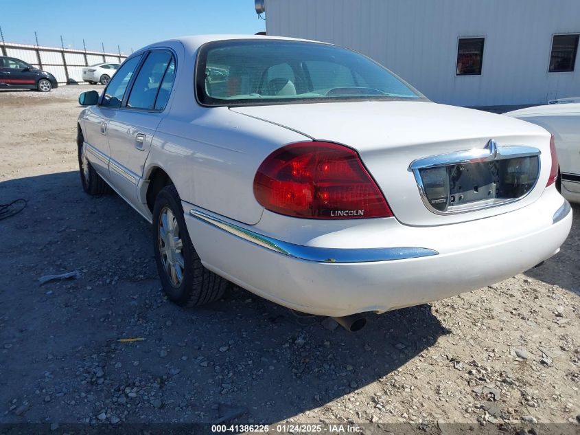 2000 Lincoln Continental VIN: 1LNHM97V2YY767189 Lot: 41386225