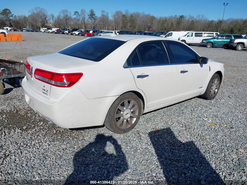 2012 LINCOLN MKZ HYBRID VIN: 3LNDL2L38CR811295