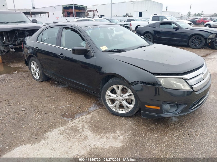 Vin: 3fahp0ha6cr357527, lot: 41877220, ford fusion se 20121