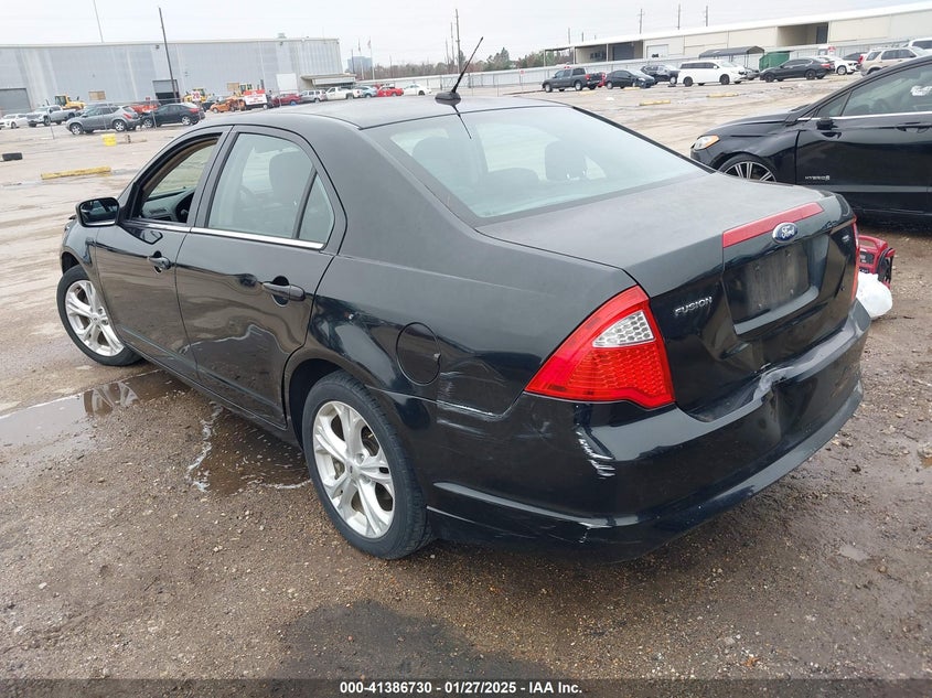 Vin: 3fahp0ha6cr357527, lot: 41877220, ford fusion se 20123