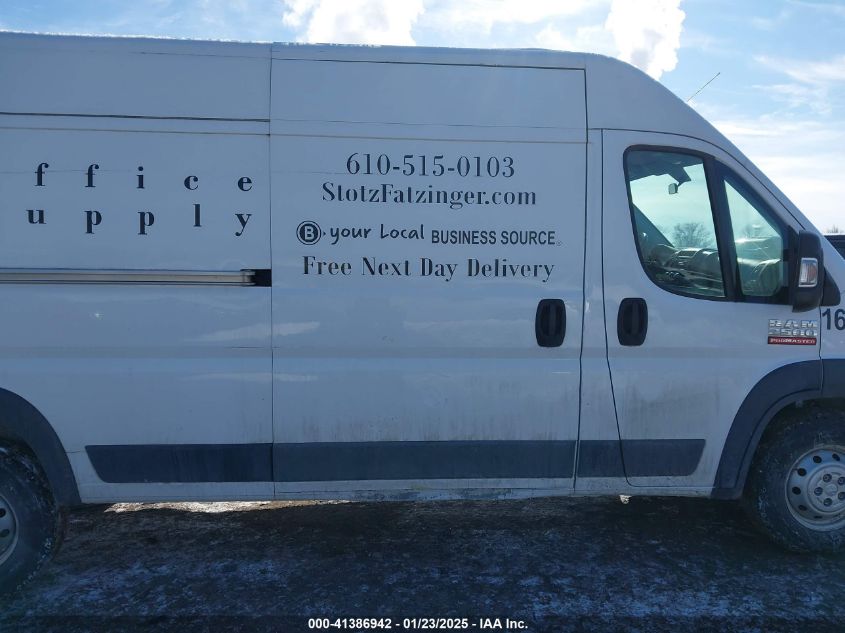 2017 Ram Promaster 2500 High Roof 159 Wb VIN: 3C6TRVDG9HE536740 Lot: 41386942