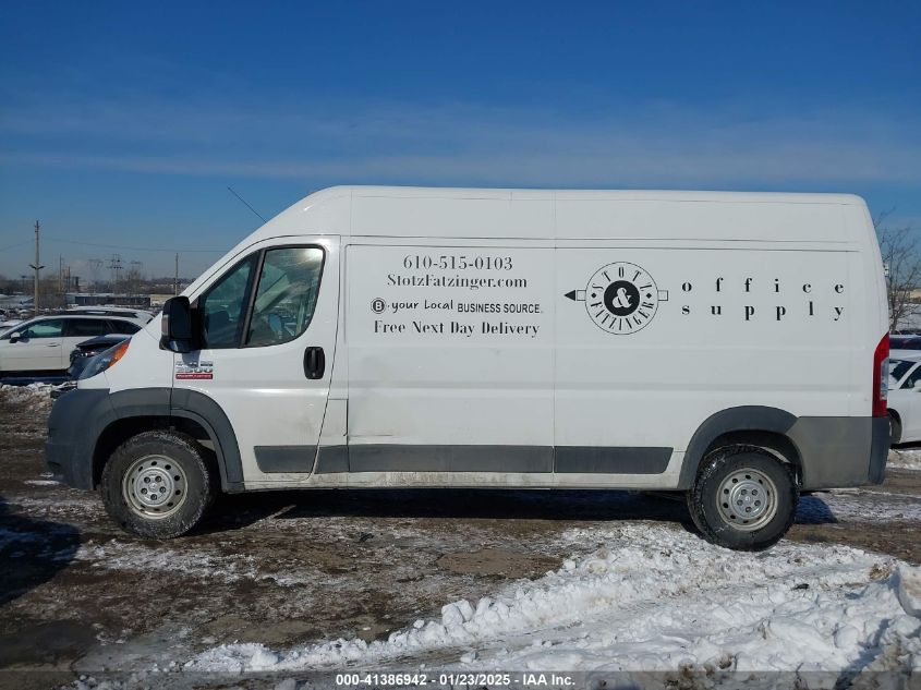 2017 Ram Promaster 2500 High Roof 159 Wb VIN: 3C6TRVDG9HE536740 Lot: 41386942