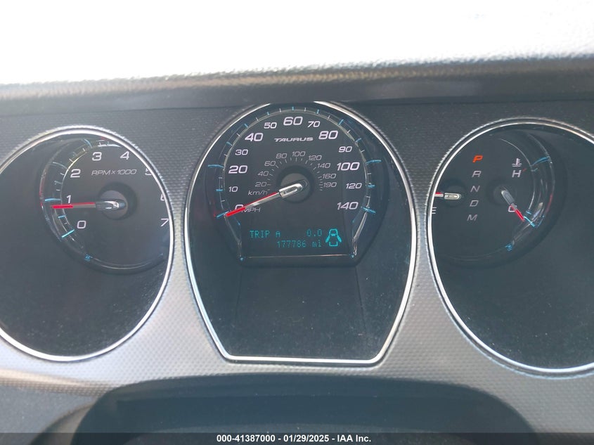 2011 FORD TAURUS VIN: 1FAHP2EW4BG154427