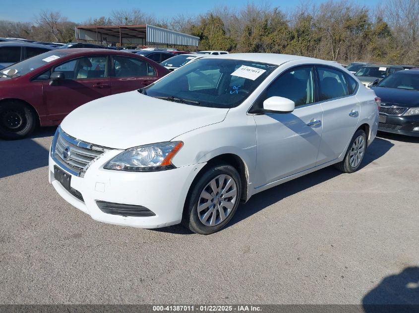 2015 NISSAN SENTRA S - 3N1AB7AP6FY349264