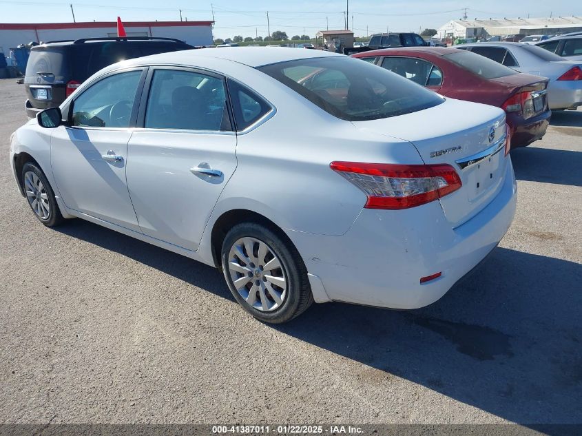 VIN 3N1AB7AP6FY349264 2015 Nissan Sentra, S no.3