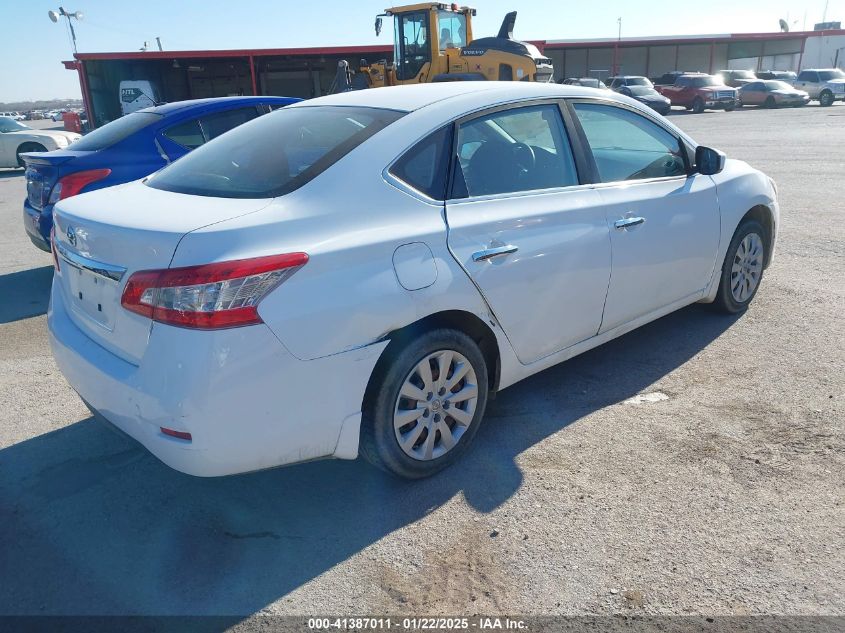 VIN 3N1AB7AP6FY349264 2015 Nissan Sentra, S no.4