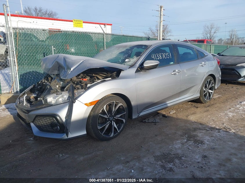 2018 HONDA CIVIC VIN: 2HGFC1E51JH707263