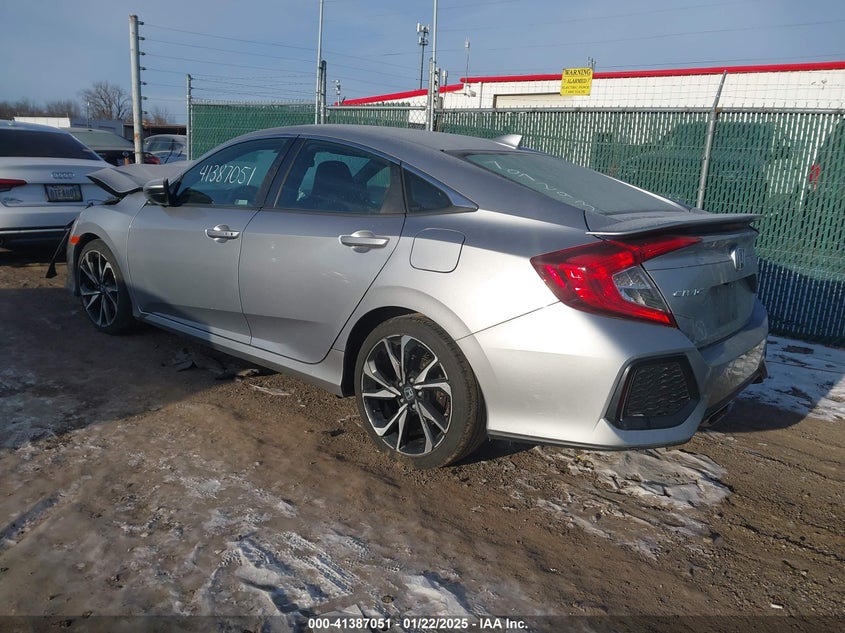 2018 HONDA CIVIC VIN: 2HGFC1E51JH707263
