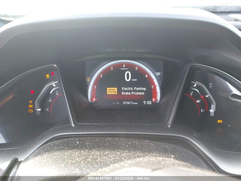 2018 HONDA CIVIC VIN: 2HGFC1E51JH707263