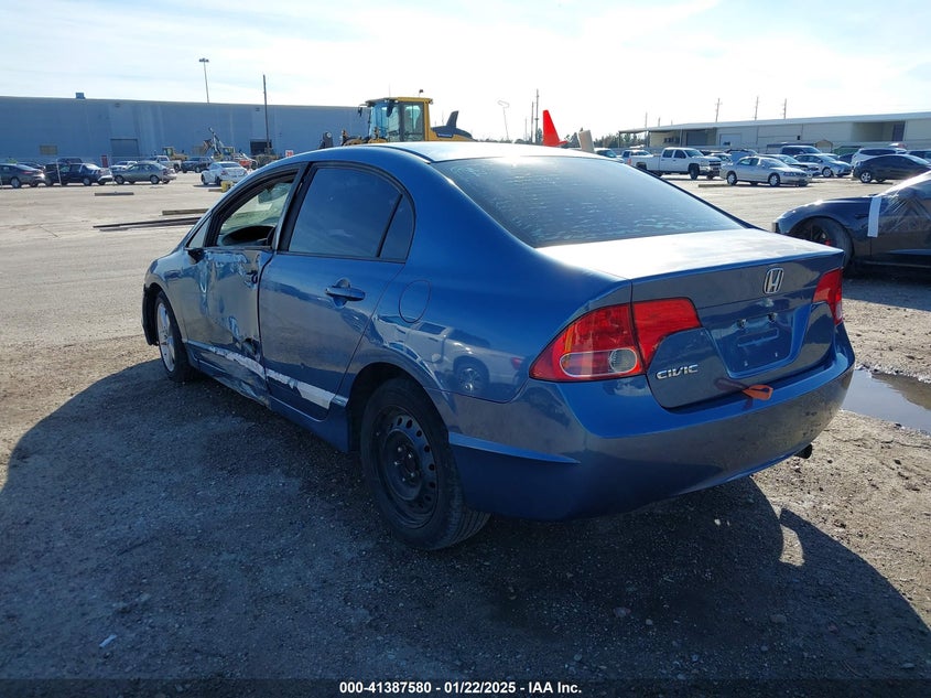 2008 HONDA CIVIC VIN: 1HGFA16588L044873