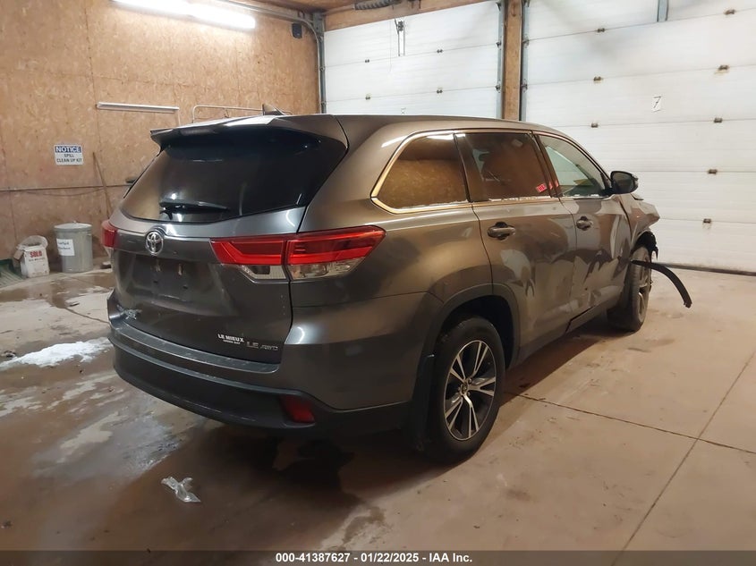 2019 TOYOTA HIGHLANDER VIN 5TDBZRFH7KS922457 — фото 4