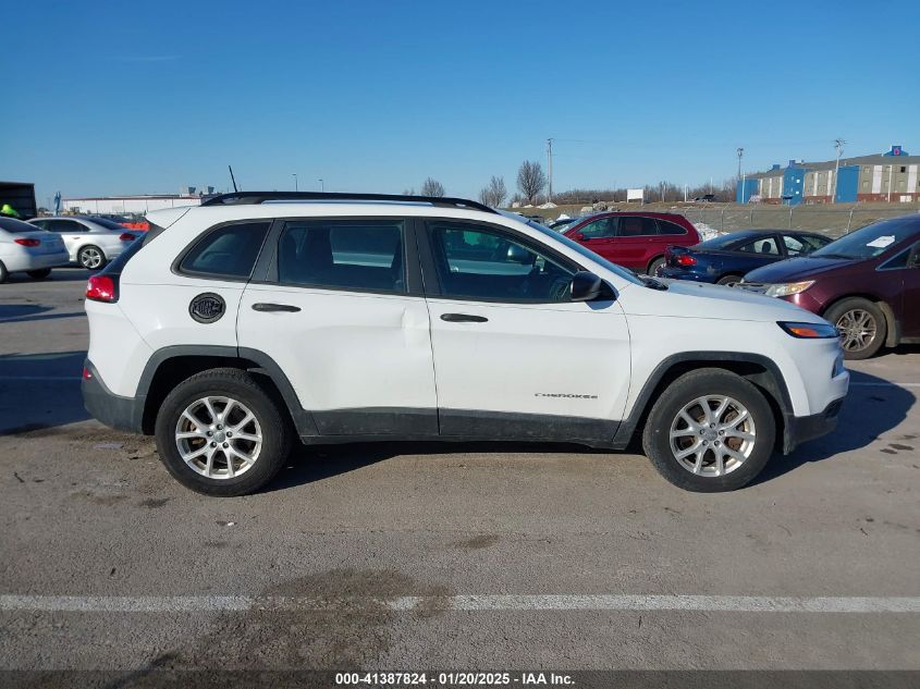 VIN 1C4PJMAB8GW153588 2016 Jeep Cherokee, Sport no.13