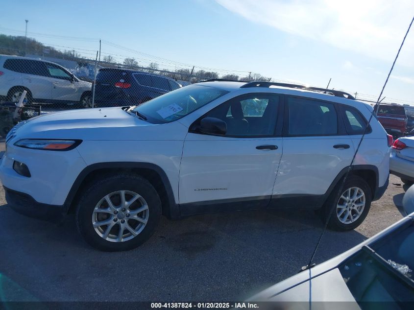 VIN 1C4PJMAB8GW153588 2016 Jeep Cherokee, Sport no.14