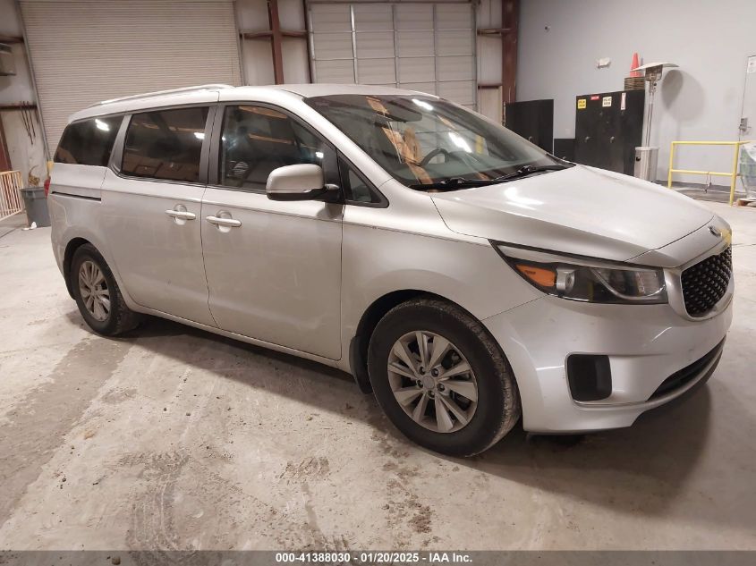 VIN KNDMB5C19G6116690 2016 KIA Sedona, LX no.1