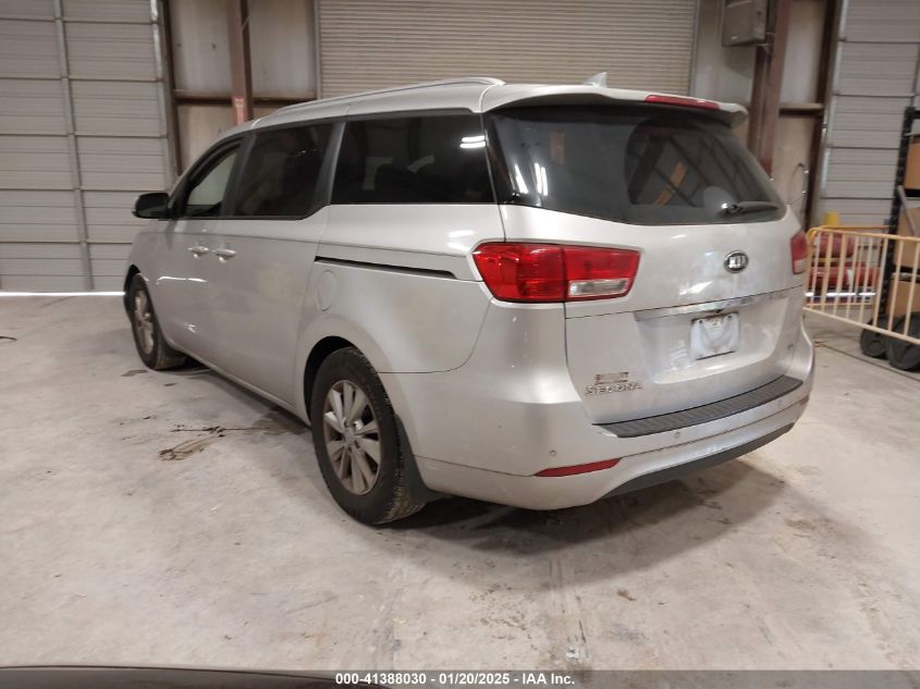 VIN KNDMB5C19G6116690 2016 KIA Sedona, LX no.3