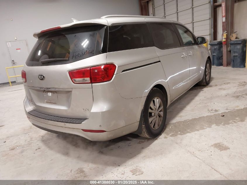 VIN KNDMB5C19G6116690 2016 KIA Sedona, LX no.4