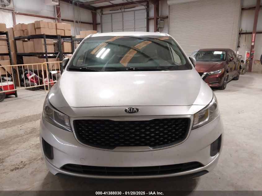 VIN KNDMB5C19G6116690 2016 KIA Sedona, LX no.6