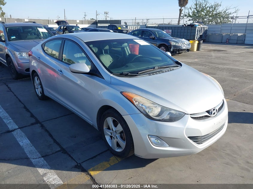 2013 HYUNDAI ELANTRA VIN: KMHDH4AEXDU013876