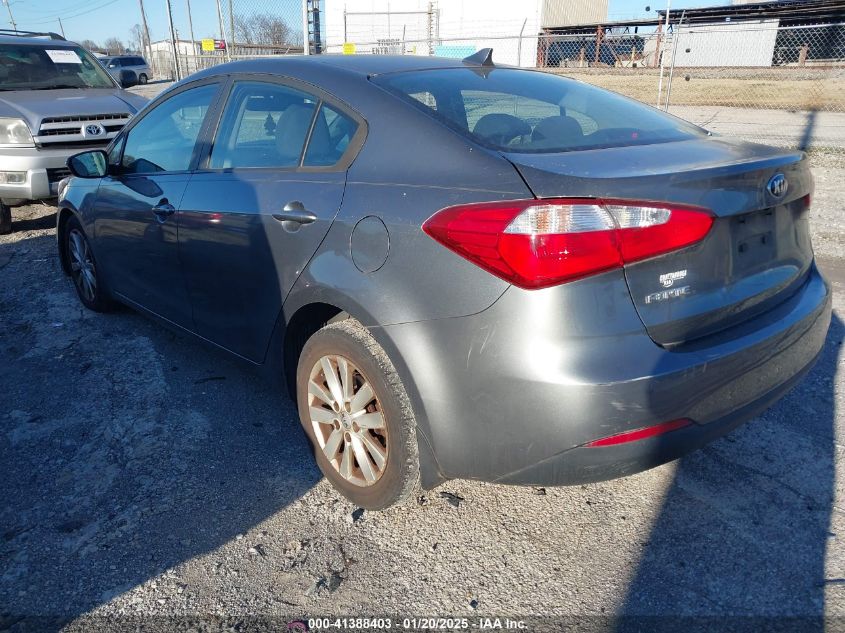 VIN KNAFX4A63G5568639 2016 KIA Forte, LX no.3