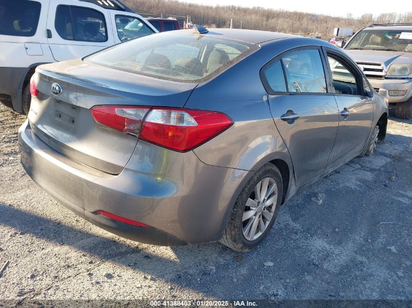 VIN KNAFX4A63G5568639 2016 KIA Forte, LX no.4