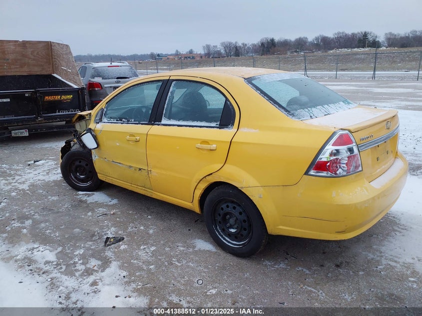 2011 CHEVROLET AVEO VIN: KL1TD5DE2BB124564