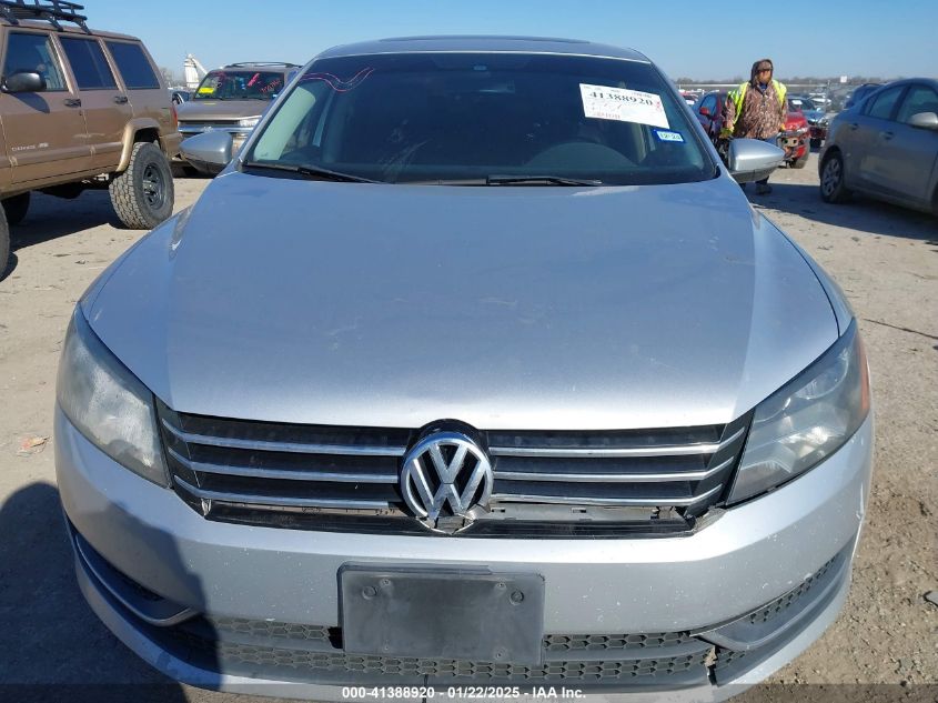 2012 Volkswagen Passat 2.5L Se VIN: 1VWBH7A32CC028563 Lot: 41388920