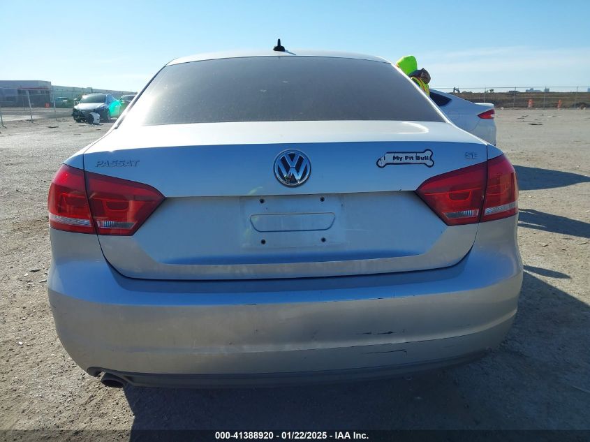 2012 Volkswagen Passat 2.5L Se VIN: 1VWBH7A32CC028563 Lot: 41388920
