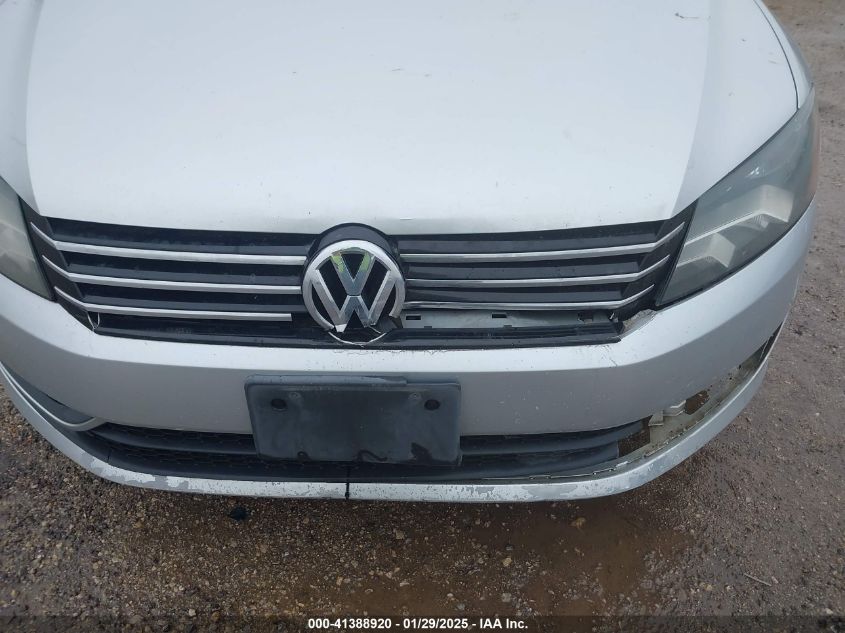 2012 Volkswagen Passat 2.5L Se VIN: 1VWBH7A32CC028563 Lot: 41388920