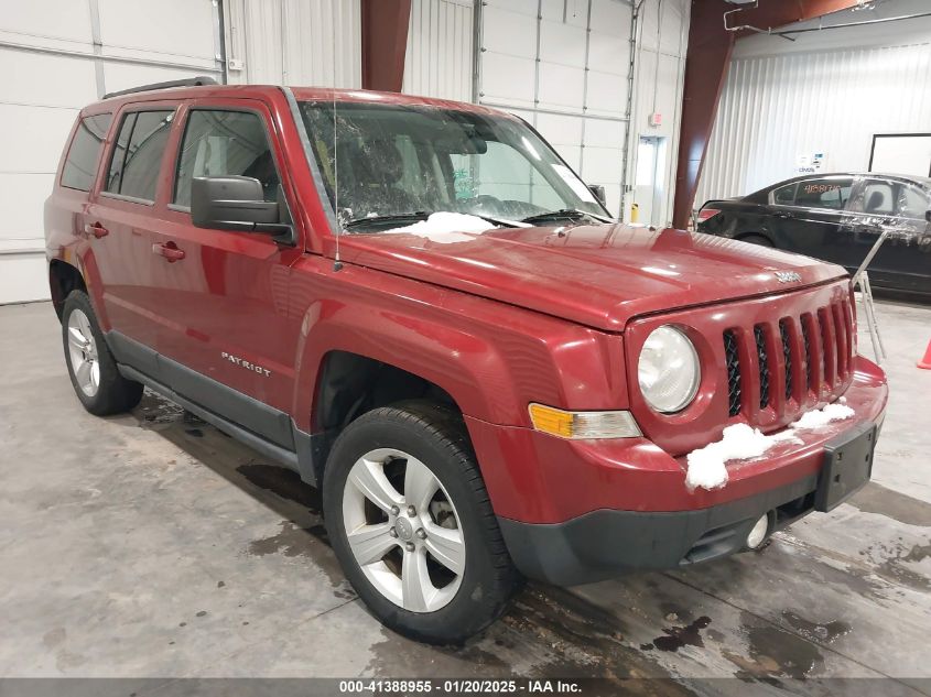 VIN 1C4NJRFB4DD249870 2013 Jeep Patriot, Latitude no.1