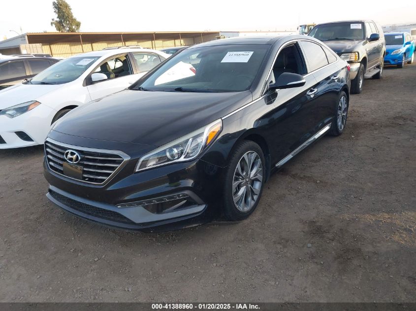 VIN 5NPE34AB9FH161415 2015 Hyundai Sonata, Limited... no.2