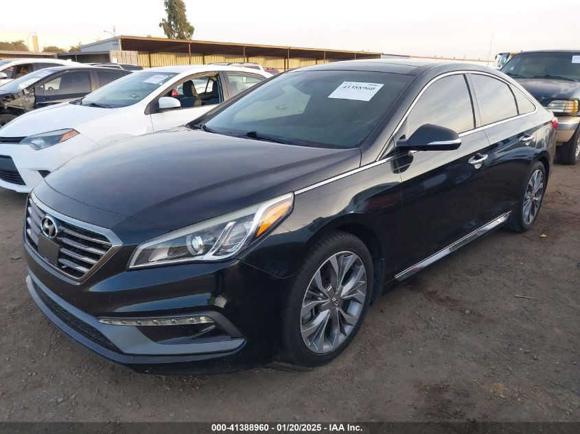 VIN 5NPE34AB9FH161415 2015 Hyundai Sonata, Limited... no.6