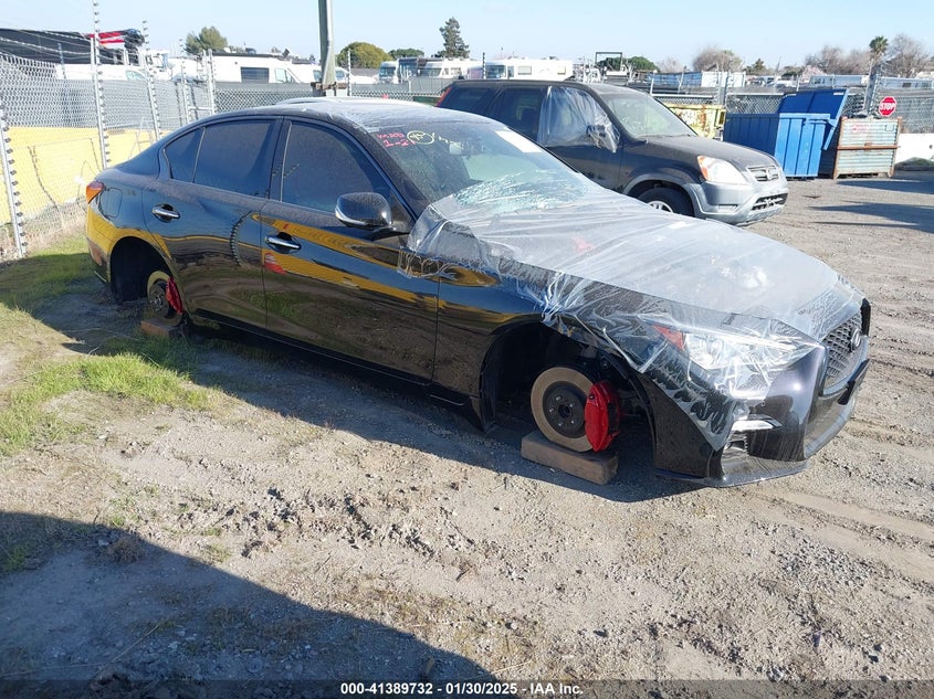 Vin: jn1fv7dp2rm660223, lot: 41880222, infiniti q50 red sport 400 20241