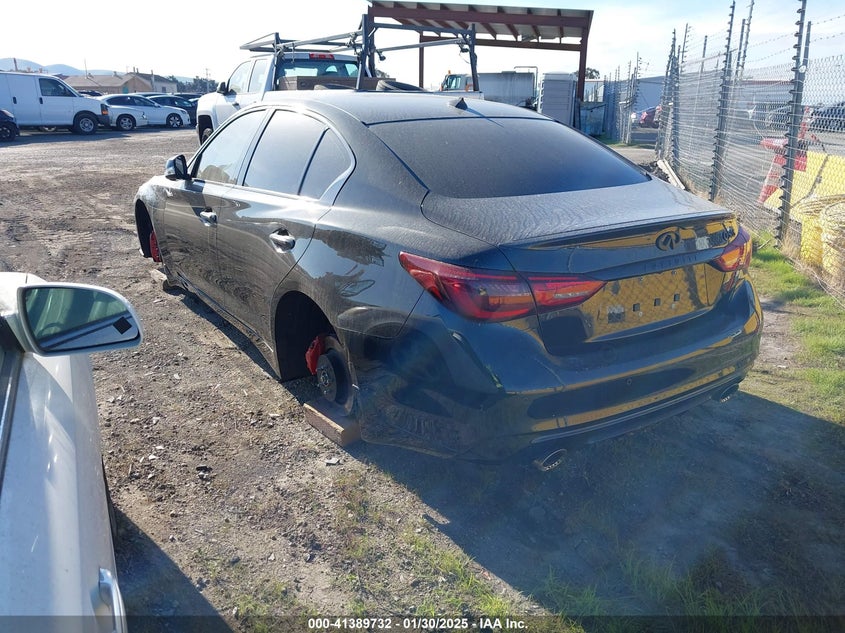 Vin: jn1fv7dp2rm660223, lot: 41880222, infiniti q50 red sport 400 20243
