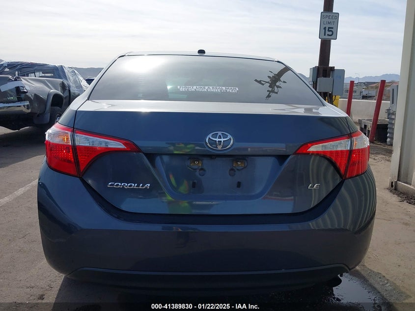 2016 TOYOTA COROLLA VIN: 5YFBURHE8GP561600