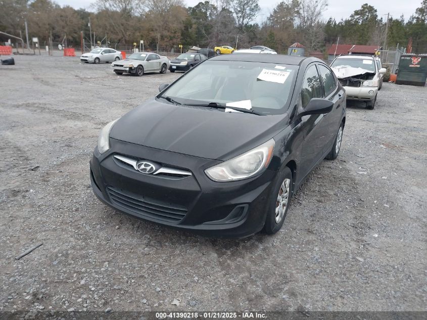 VIN KMHCT4AE9DU325133 2013 Hyundai Accent, Gls no.2